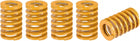 3D Printer Die Spring, 20mm OD 30mm Long 5pcs Spiral Stamping Light Load Compression Mould Die Springs for 3D Printer Electric Part, Yellow