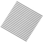 Round Steel Rod, 3mm HSS Lathe Bar Stock Tool 100mm Long, for Shaft Gear Drill Lathes Boring Machine Turning Miniature Axle, Cylindrical Pin DIY Craft Tool, 20pcs