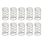 10Pcs Compression Springs, 0.9mm Wire Diameter x 12mm OD x 20mm Length 304 Stainless Steel Extension Spring Ballpoint Pen Pressure Springs for Shop Home Repairs, Silver