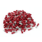 FDD1-187 Female Spade Insulated Terminal Connector with 240 Piece, Red