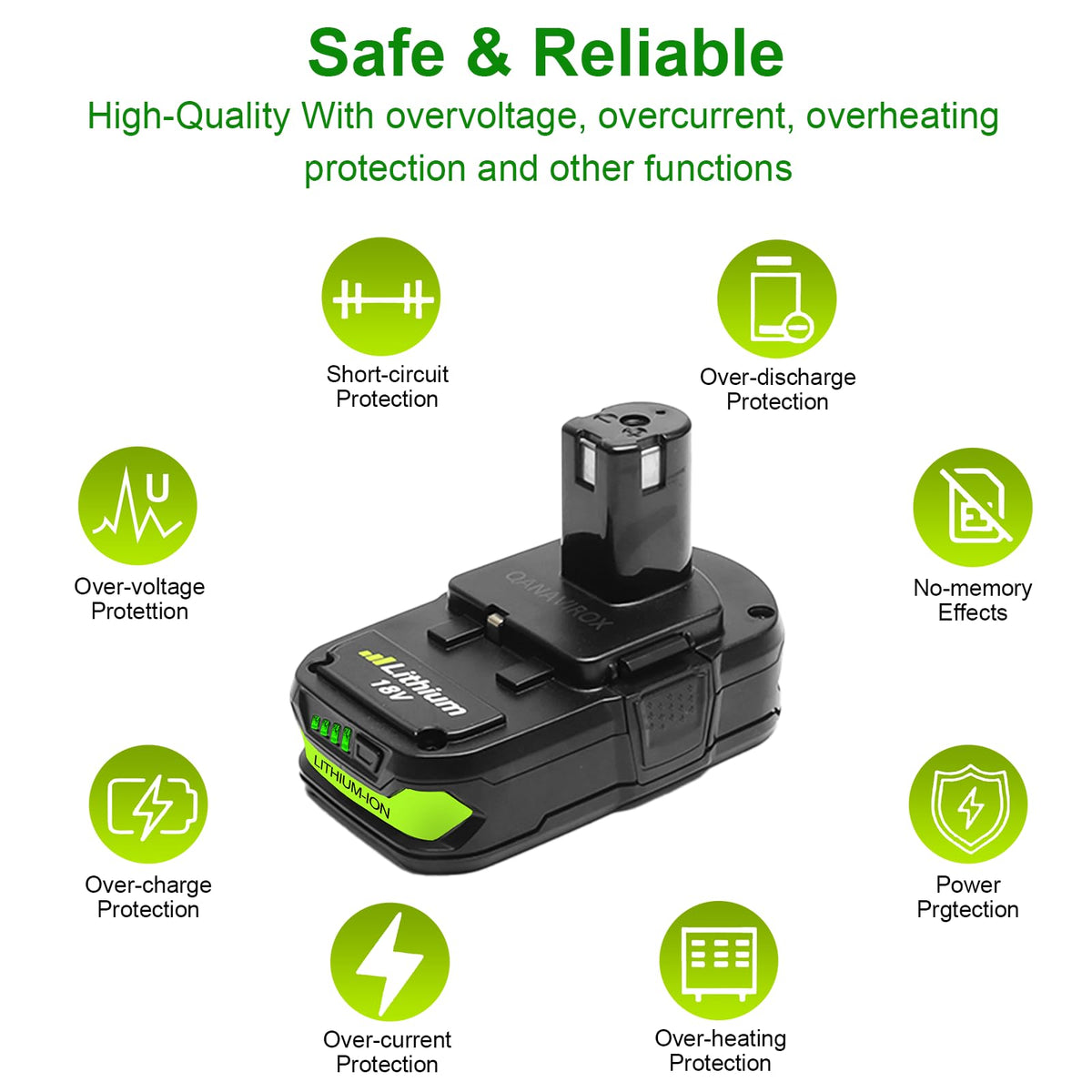 2Pcs 3.0Ah 18V Akumulatory & ładowarka Kompatybilne z Narzędziami Bezprzewodowymi Ryobi ONE+