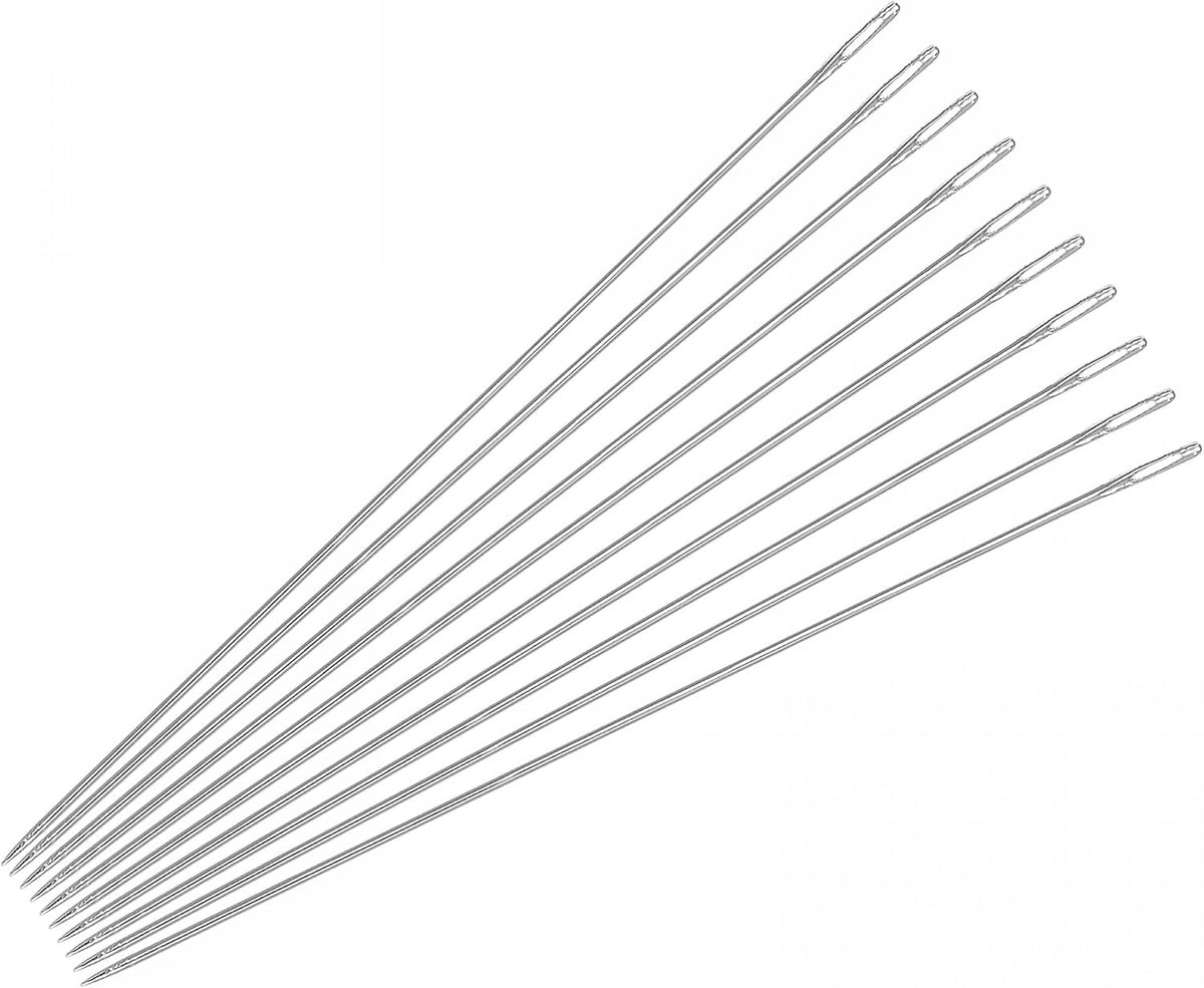 Naalden voor beads fine dun lang recht naaien borduurdraden roestvrijstaal 1.57 inch 100 stuks