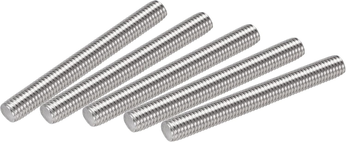 5Pcs M10 x 80mm Fully Threaded Rod 304 Stainless Steel Right Hand Threads,M10-1.5 Thread Pitch