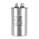 Run Capacitor Round CBB65 25uF 25mfd 450V AC 40/85/21 Aluminum Case with Terminal for Air Conditioner Compressor Motor Heat Pump Condenser