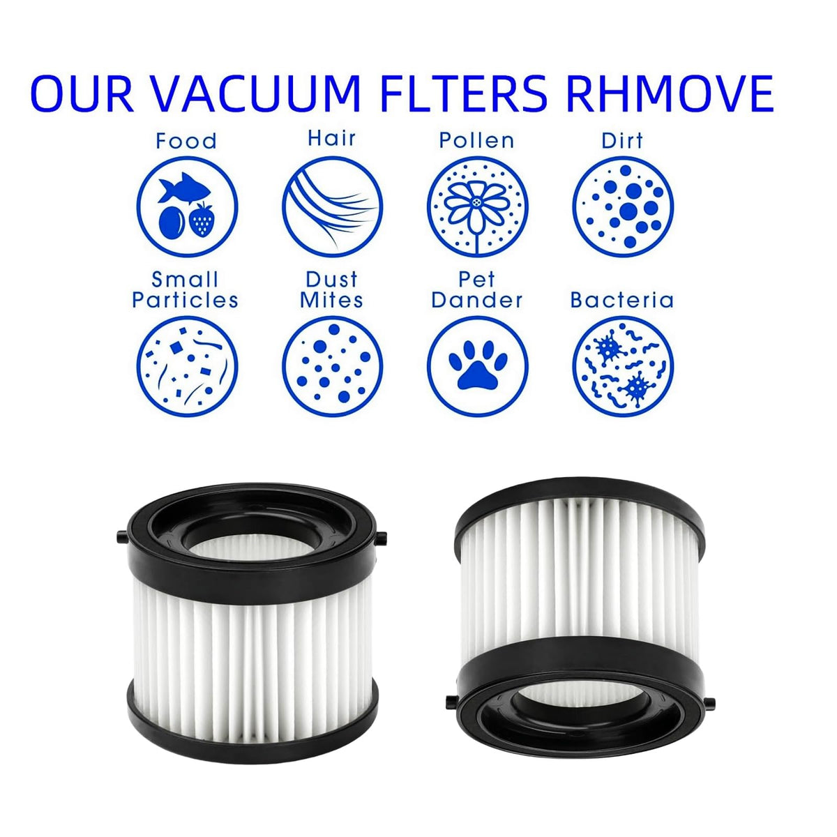 (3-Pack) 49-90-0160 HEPA Filter Kompatibel med Milwaukee 0882-20 M18