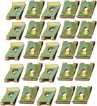 25pcs Spring Steel Speed Fastener U Nut Brass Tone for M4 / ST4.0 Screw Bolt