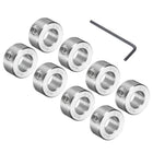 8 Pcs Set Screw Shaft Collar 5/16"Bore, 304 Stainless Steel Shaft Collars, 5/8"OD, 5/16"Thickness, Axle Collar Clamp with a Hex Wrench