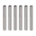 M5 Internal Thread Dowel Pin 6pcs 8x80mm Chamfering Flat Carbon Steel Cylindrical Pin Bed Bookshelf Metal Devices Industrial Pins