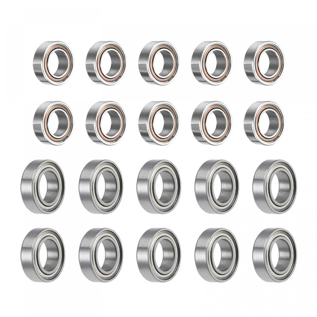 Deep Groove Ball Bearings MR95ZZ MR148ZZ Chrome Steel Double Shielded 40pcs