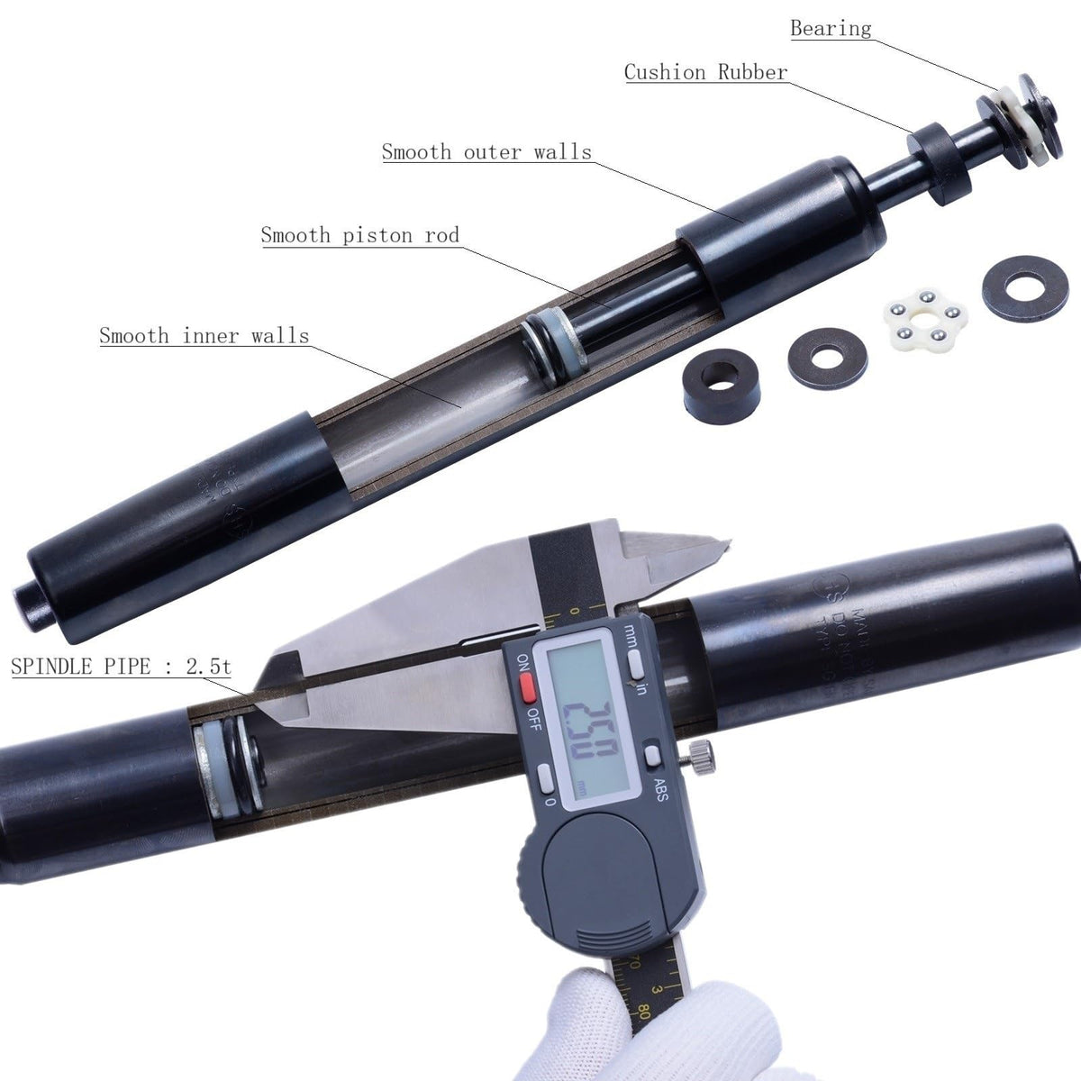 Sedia da Ufficio Cilindro di Ricambio 4.4" Corsa, Adatto Universale