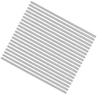 Round Steel Rod, 2.4mm HSS Lathe Bar Stock Tool 100mm Long, for Shaft Gear Drill Lathes Boring Machine Turning Miniature Axle, Cylindrical Pin DIY Craft Tool, 20pcs