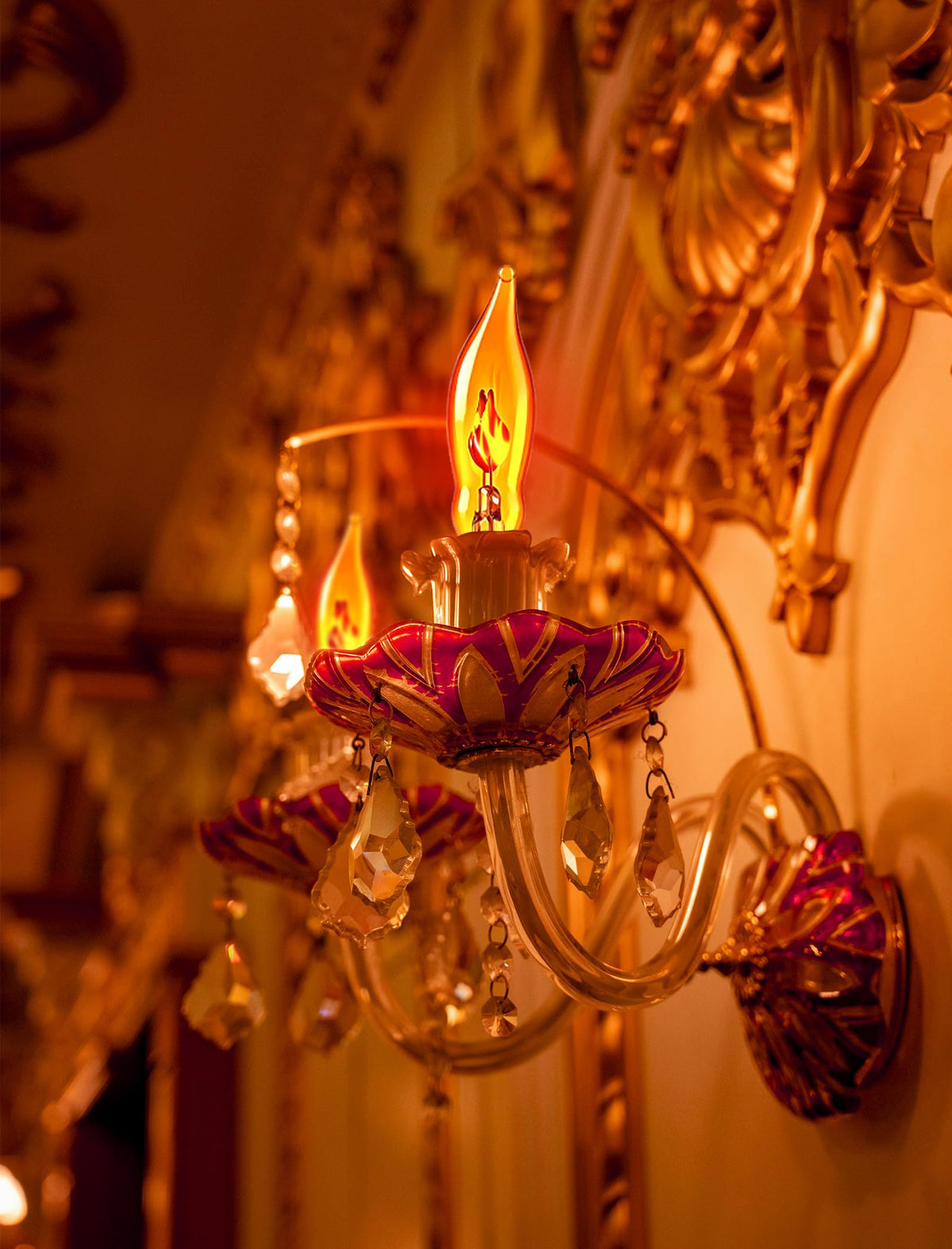 25 pakke C18 Orange Halloween gløde flamme lyspærer, E12 lysstøtte, 1W
