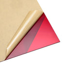 Red Clear Cast Acrylic Sheet,12" x 12",3mm Thick,Plastic PMMA Acrylic Board for Signs Display Projects,Craft