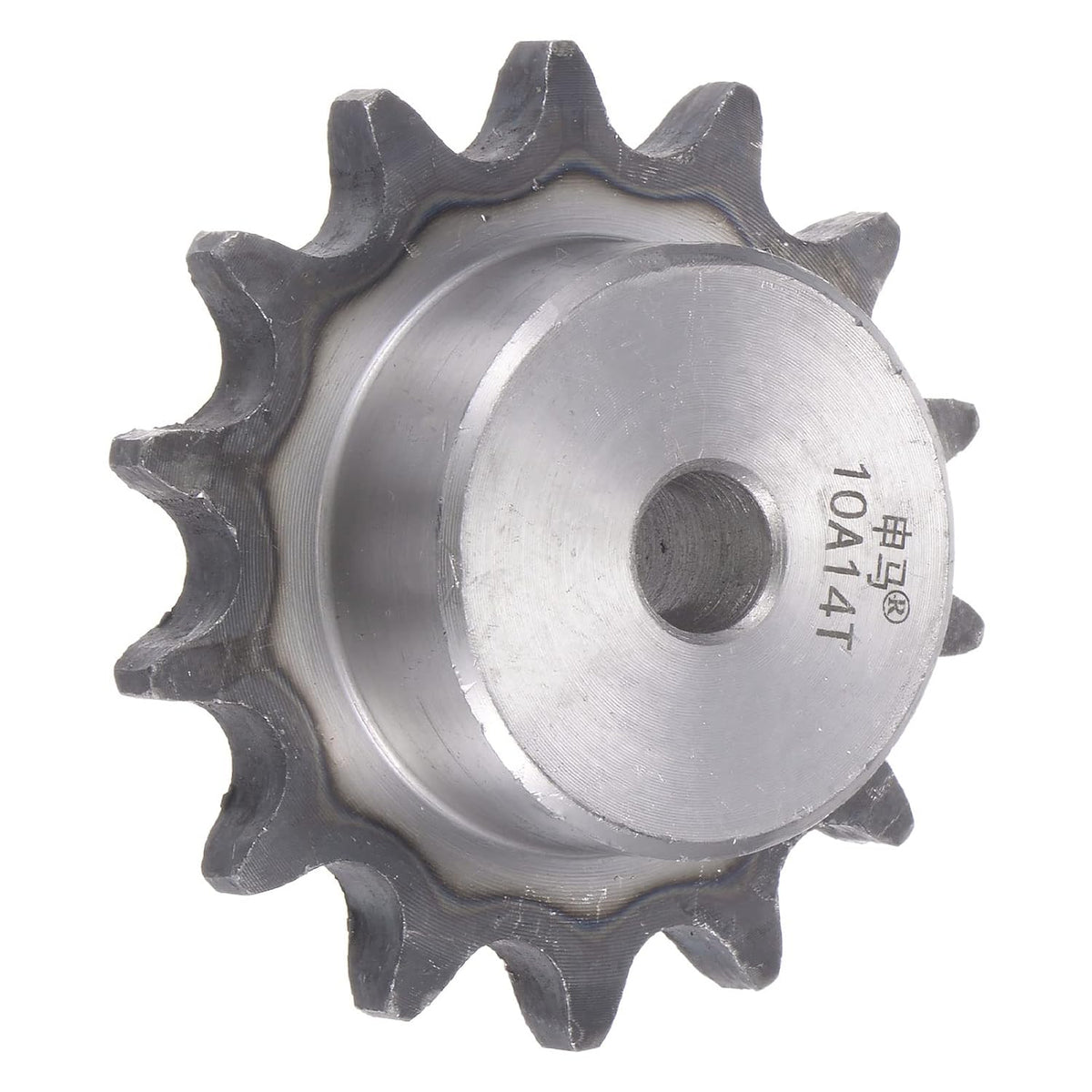 14 Teeth Sprocket Type B Single Strand 5/8" Pitch, 12mm Bore A3 Carbon Steel for 50 Roller Chain