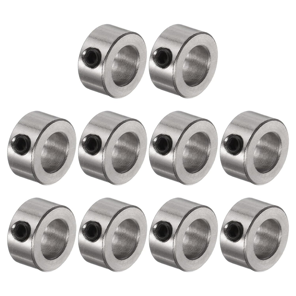 10pcs Set Screw Collars 8mm Bore Shaft Collars, 14mm OD, 7mm Width, Landing Gear Stopper Wheel Collar