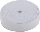 LinkMejor Elastic Fabric Family Sewing Clothes Pants String Strap Band 2.7M Length White