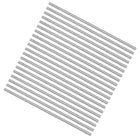 Round Steel Rod, 2.5mm HSS Lathe Bar Stock Tool 100mm Long, for Shaft Gear Drill Lathes Boring Machine Turning Miniature Axle, Cylindrical Pin DIY Craft Tool, 20pcs
