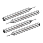 4pcs HSS-AL 1.5mm Cutting Dia 6mm Shank 4 Flutes End Mill Milling Cutter Router Bits Upcut Spiral Milling Cutter Tool for Wood PVC MDF Engraving