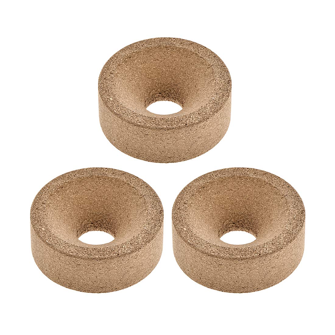 Laboratorio pullon tukeva korkistand 80mm halkaisijalla, pyöreä pohja, sopii 50ml-250ml pullolle 3 kpl