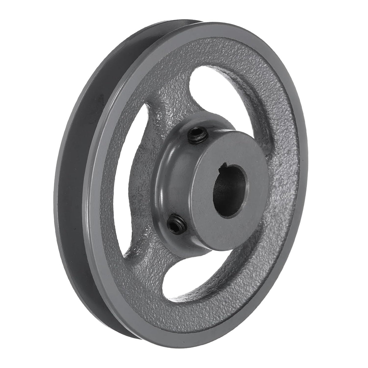 AK51-3/4 V-Belt Sheave 3/4"Bore 4.95"OD Single Groove Web Sheave Bored-to-Size Sheave, Cast Iron, Belt Section for 4L or A Belt
