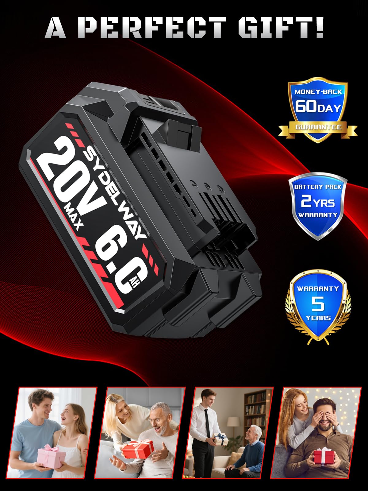 LinkMejor 20V 6.0Ah batteriudskiftning til Skil 20V batteri
