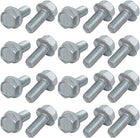 20Pcs 5/16-18 x 3/4 Inch Thread Carbon Steel Hex Serrated Head Flange Screw Bolt