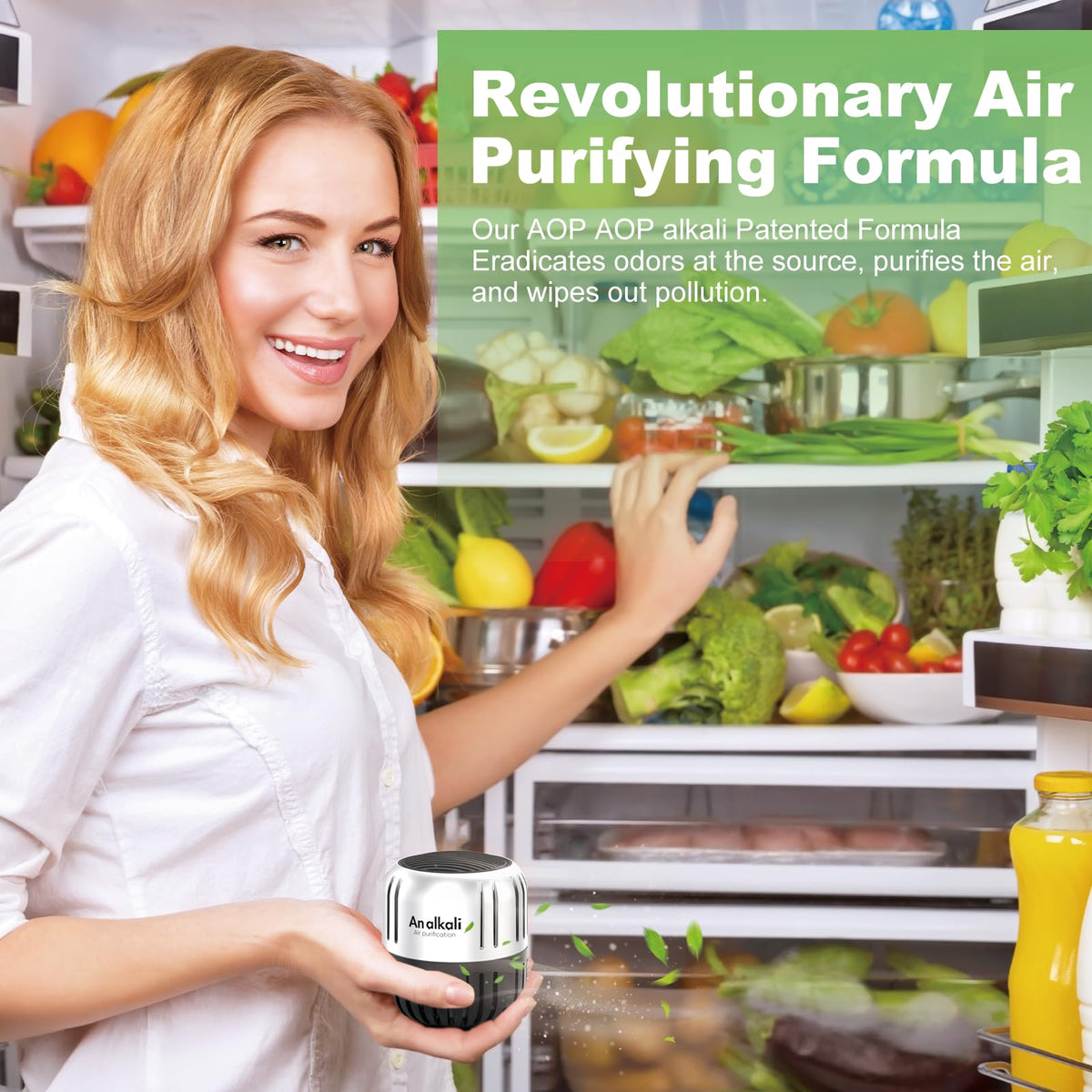 Fridge Deodorizer, Refrigerator Deodorizer, 4 Packs