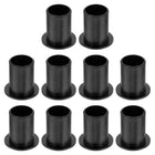 10Pcs Flanged Sleeve Bearing, Plastic Bushing ID 12mm x OD 14mm x Length 20mm POM Bushing, Black