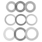 AXK2035 AXK2542 AXK3552 Thrust Needle Roller Bearings with Washers 20mm 25mm 35mm Bore 35mm 42mm 52mm OD 2mm Thickness 1 Set