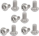 M6x10mm 304 Stainless Steel Button Head Torx Security Tamper Proof Screws 10pcs