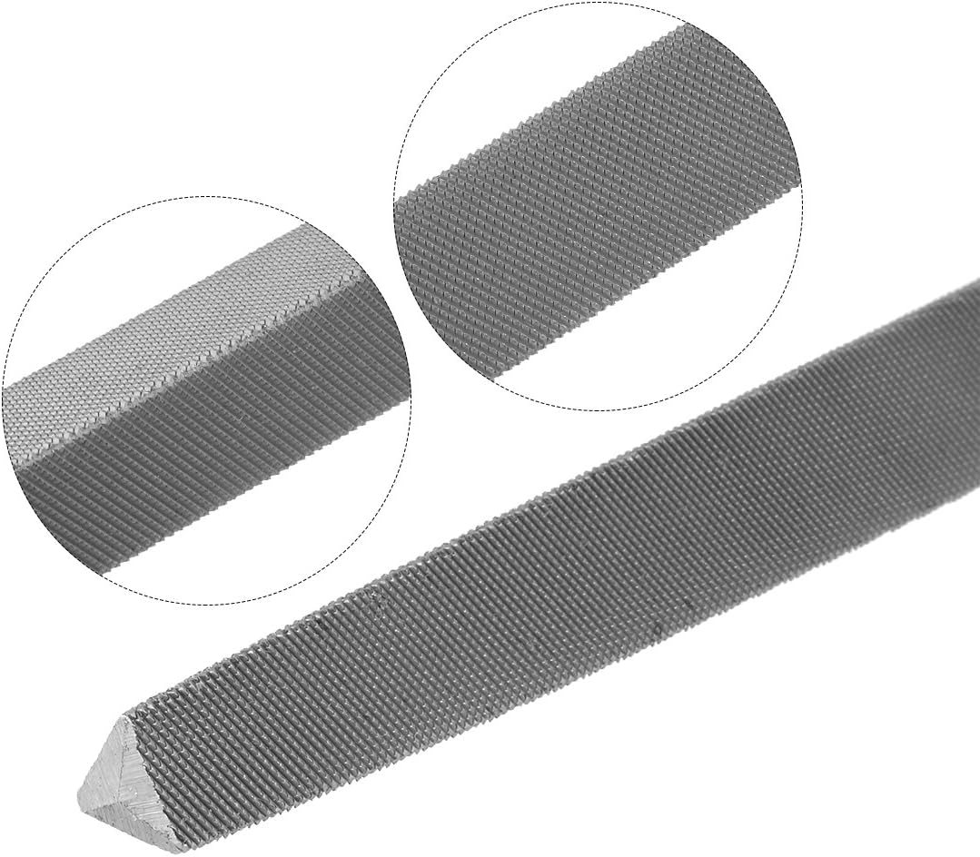 Anders Cut Kvalitet Høy Karbon Hardnetjern Triangel Side Tre Kvarter Fil med Håndtak 10-Inch
