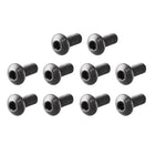 M4 x 10mm Alloy Steel Hex Bolt Socket Head Cap Screws Black 100 Pcs