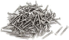 M3 x 25mm Phillips Flat Head Self Tapping Screws Silver Tone 180pcs