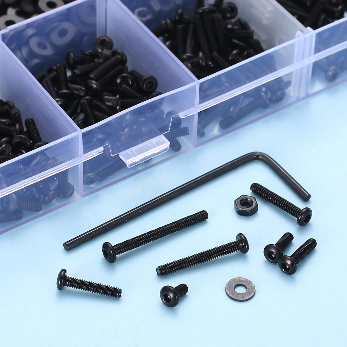 945 PCS Pemilihan KIT Baling Baling M2, Baling Baling Tepi Tanduk Hex dengan Set Baling Baling M2