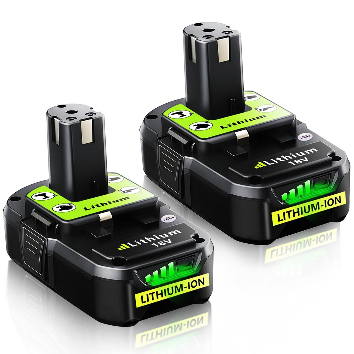 LinkMejor 4.0Ah Remplacement pour la Batterie 18V Ryobi 2 Pack