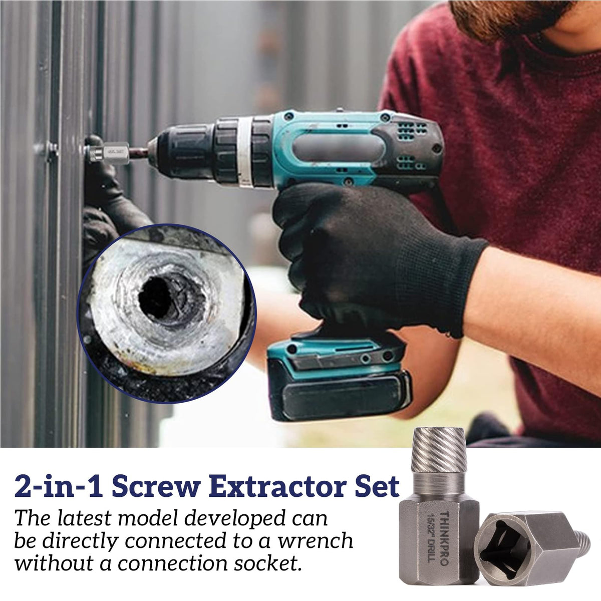 LinkMejor Screw & Bolt Extractor Set,36 Pieces extractor set