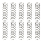10Pcs Compression Springs, 0.9mm Wire Diameter x 10mm OD x 40mm Length 304 Stainless Steel Extension Spring Ballpoint Pen Pressure Springs for Shop Home Repairs, Silver