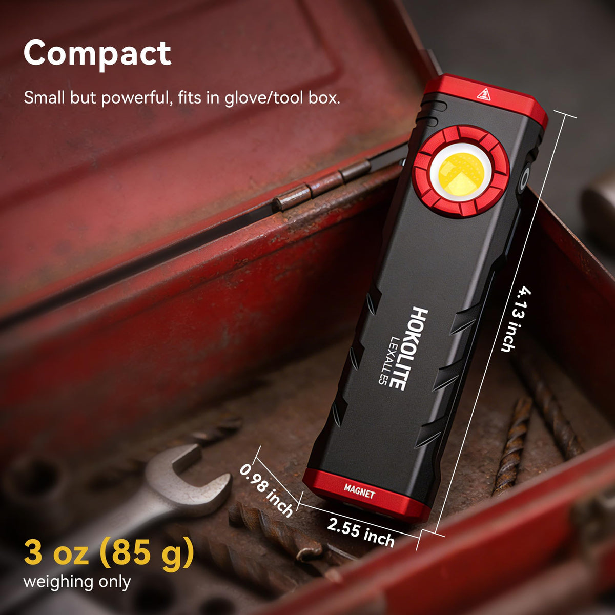LinkMejor E5 EDC Flashlight con 365nm UV, 1300LM Luminosità, Lampada Portatile Ricaricabile