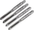 2 Pairs Metric Hand Tap Set, M5 x 0.5 Taper/Bottom Thread Taps Alloy Tool Steel Screw Tap Kit Hand Threading Tapping Tools for Repair