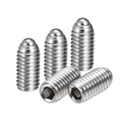 Ball Point Set Screws, M5 x 10mm 304 Stainless Steel Metric Spring Hex Socket Screw 10pcs