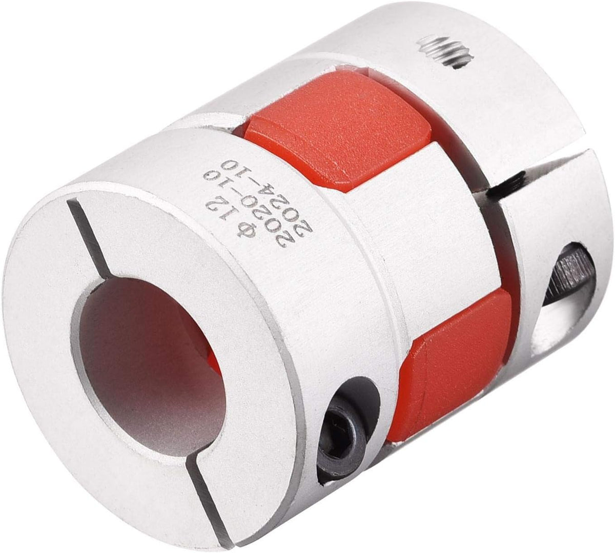7mm to 12mm Bore L31xD25 Flexible Coupling Jaw Coupler Shaft Joint for Servo Motor