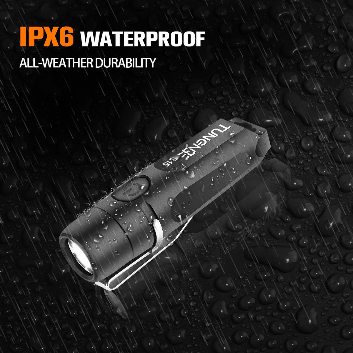 LinkMejor S15 Super Bright 650 Lm Mini Ladbare EDC Nøkkelring Lyslys