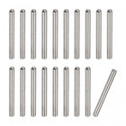 4x30mm Dowel Pins, 20pcs 304 Stainless Steel Round Head Flat Chamfered End Dowel Pin Bunk Bed Pins Shelf Pegs Support Shelves Fasten Elements