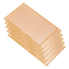 9x15cm Single Sided Stripboard Universal Paper Printed Circuit Board Thickness 1.2mm for DIY Soldering Brown 5pcs