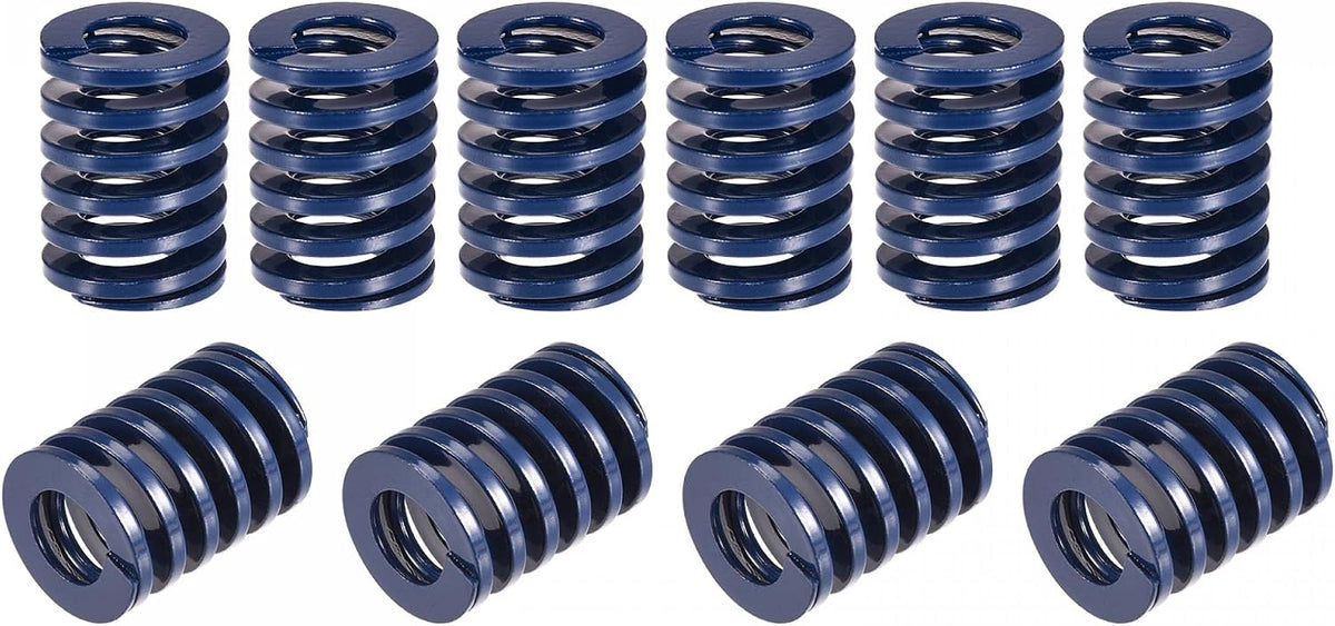 3D Printer Die Spring, 10pcs 20mm OD 25mm Long Spiral Stamping Light Load Compression Mould Die Springs for 3D Printer Electric Part, Blue