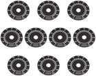 Rheostat Variable Transformer Potentiometer Control 0-100 Dial Face Plate 10pcs