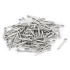 2mm x 22mm x 16mm Stainless Steel Split Cotter Pins Silver Tone 110Pcs
