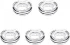 Air Compressor Oil Level Gauge Sight Glass M36x1.5mm Male Threaded Glass Liquid Indicator Sight Window 5Pcs