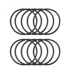 Nitrile Rubber O-Rings 63.2mm OD 57mm ID 3.1mm Width, Metric Sealing Gasket, Pack of 10
