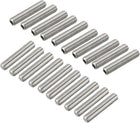 M6 x 30mm Fully Male Threaded 304 Stainless Steel Rod Bar Studs 20 Pcs